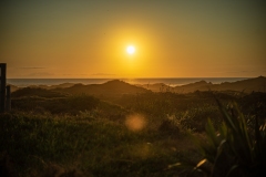 Sunset 90 Mile Beach, New Zealand