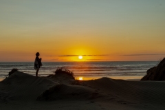 Sunset 90 Mile Beach, New Zealand